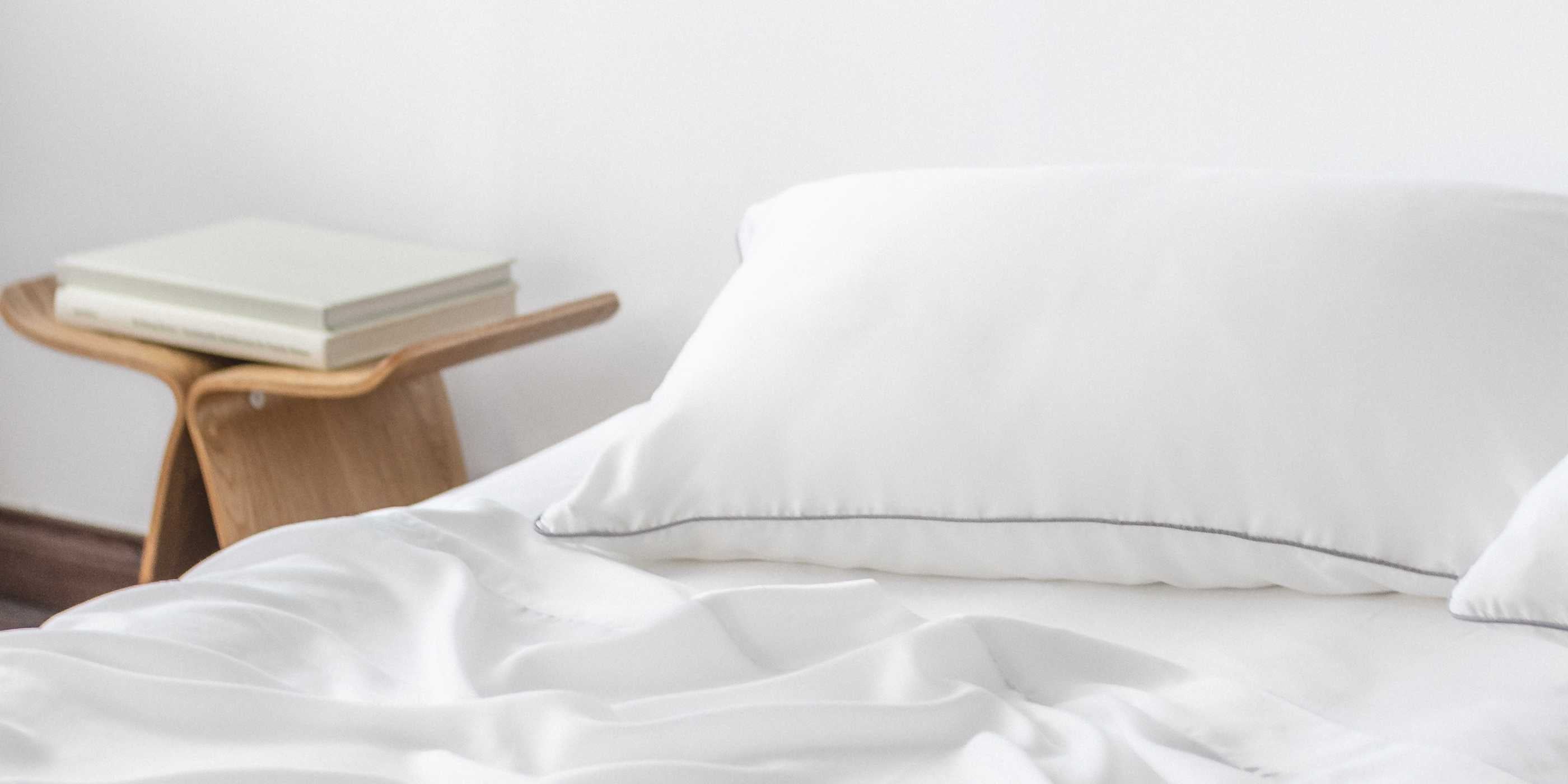 ava and ava ph bamboo bedsheets in white with piping (includes organic bamboo lyocell pillowcases, fitted sheet, flat sheet)