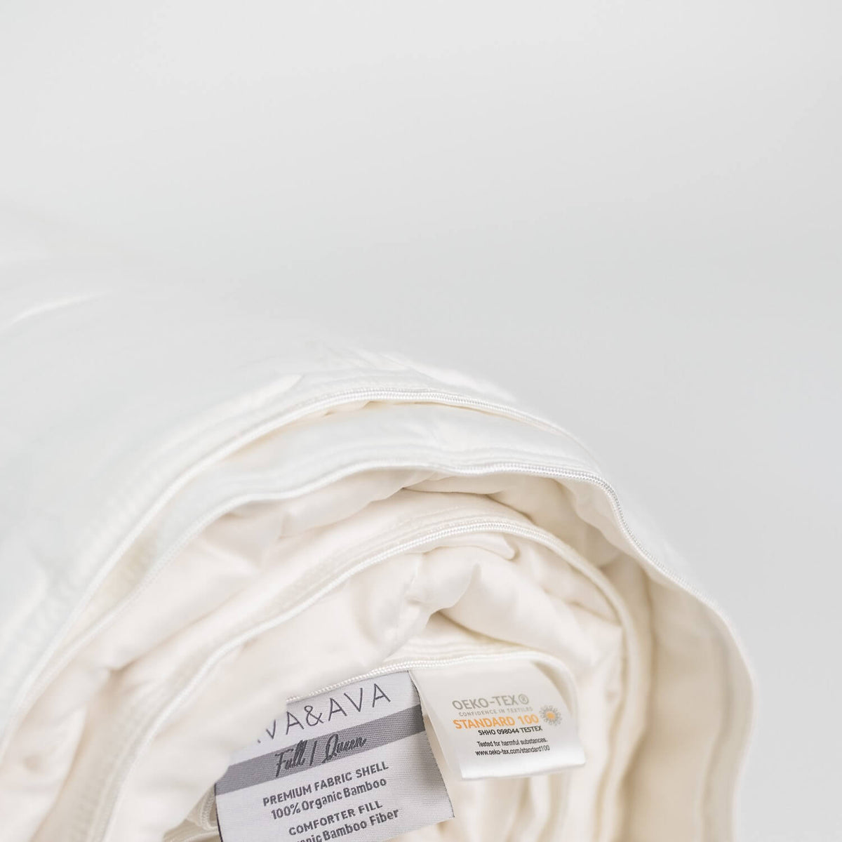 ava & ava ph organic bamboo comforter duvet oeko-tex label