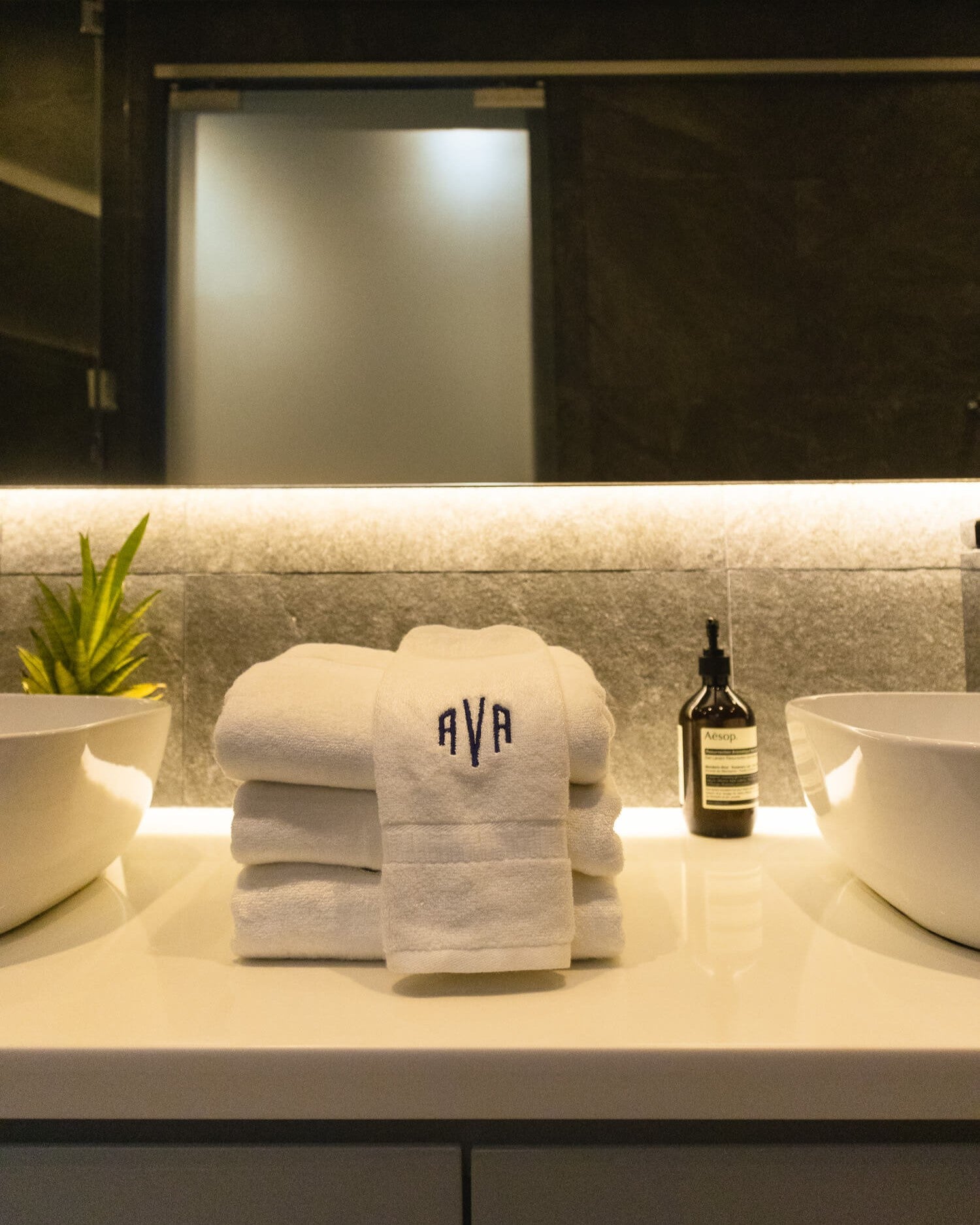 ava and ava ph organic bamboo face towel and bath towel white stack monogrammed towels with personalized embroidery in gray modern bathroom