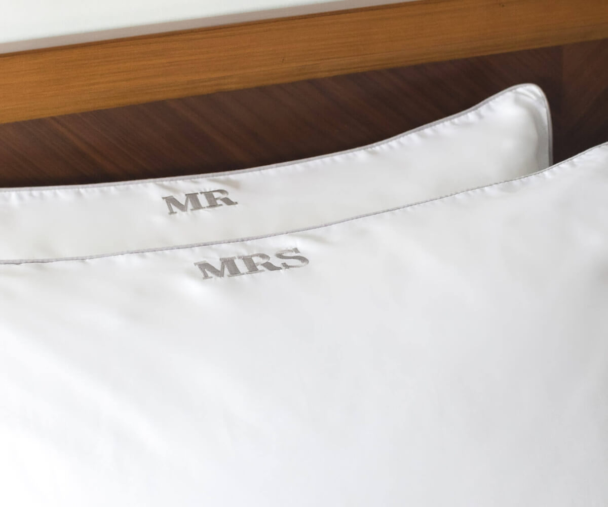 ava and ava ph personalized pillowcases organic bamboo lyocell pillowcases with embroidery mr mrs wedding gift