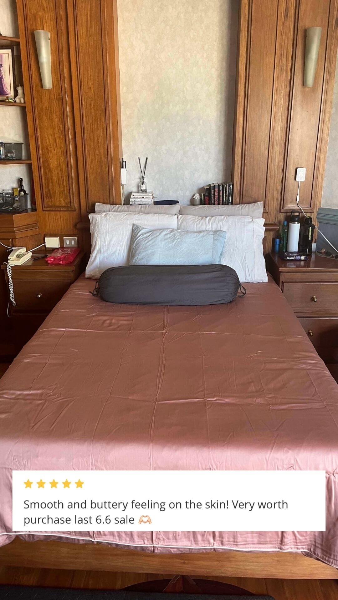 ava and ava ph review -soft like clouds silky buttery smooth organic bamboo lyocell autumn brown orange duvet cover