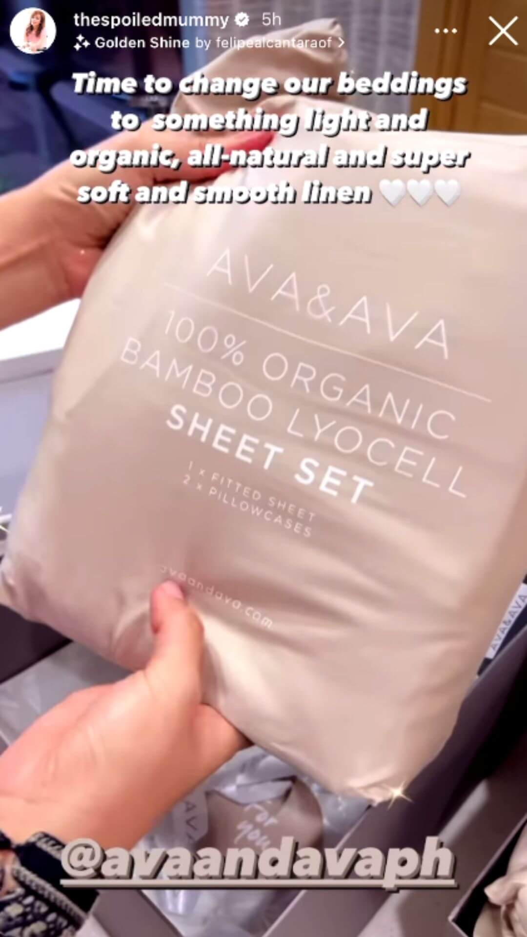 ava and ava ph review - cooling silky soft organic bamboo lyocell beddings, duvet cover for summer (in sandshell beige) by thespoiledmummy (grace barbers baja)