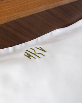 ava and ava ph silky soft organic bamboo lyocell shams / oxford pillowcases in white, classic style pillowcases, monogrammed pillowcase
