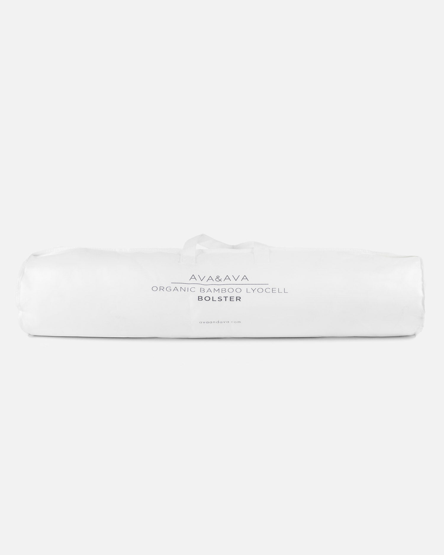 ava and ava philippines ph organic bamboo lyocell bolster pillow  / hotdog pillow / long pillow / po-tsim pillow in white with piped edges