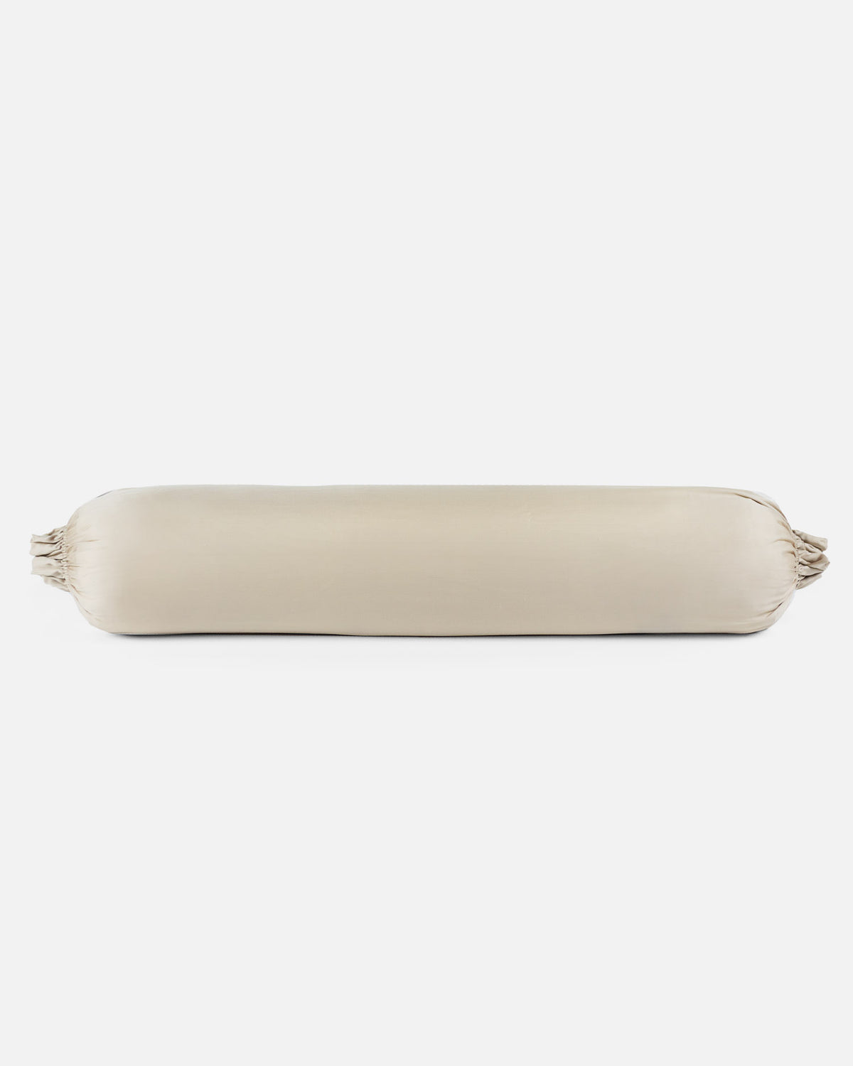 ava and ava ph organic bamboo lyocell bolster case / hotdog pillow / long pillow / po-tsim pillowcase in sand beige