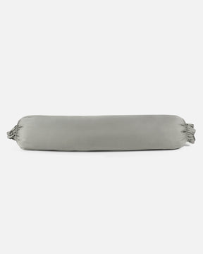 ava and ava ph organic bamboo lyocell bolster case / hotdog pillow / long pillow / po-tsim pillowcase in gray