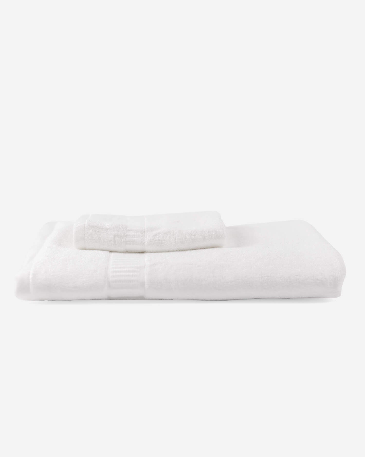 ava and ava ph organic bamboo face towel and bath towel white