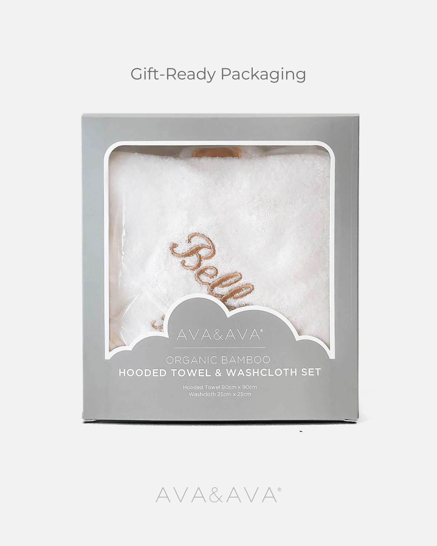 Baby Hooded Towel & Washcloth Set