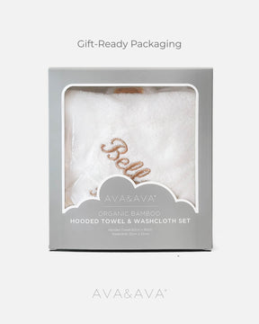 Baby Hooded Towel & Washcloth Set