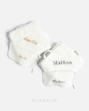 Baby Hooded Towel & Washcloth Set