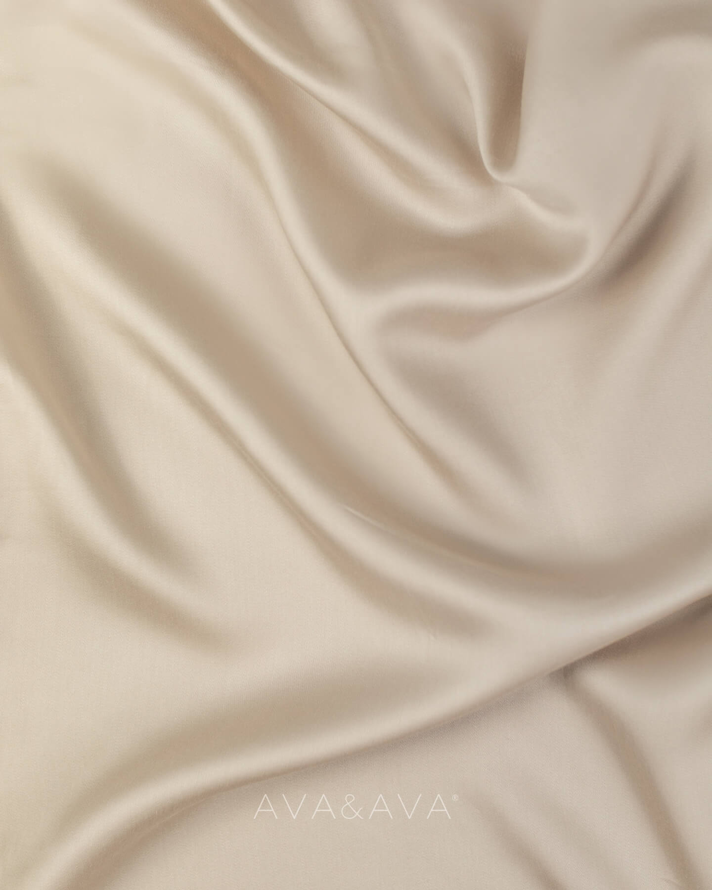 ava and ava ph organic bamboo lyocell fitted sheet sand beige gold
