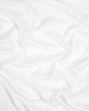 ava and ava ph organic bamboo lyocell fitted sheet white
