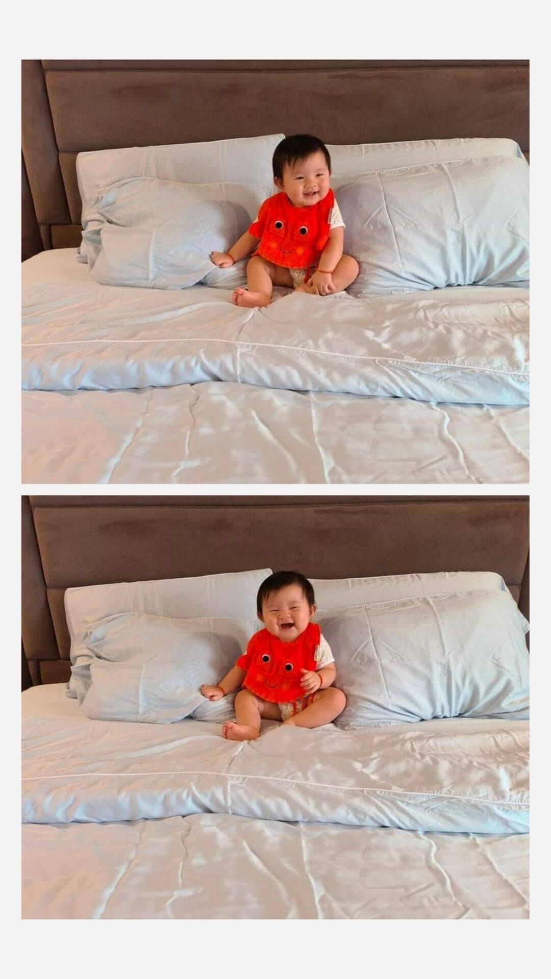 baby enjoying ava and ava ph bamboo bed sheets philippines (powder blue sheets, pillowcases, comforter, duvet cover) 