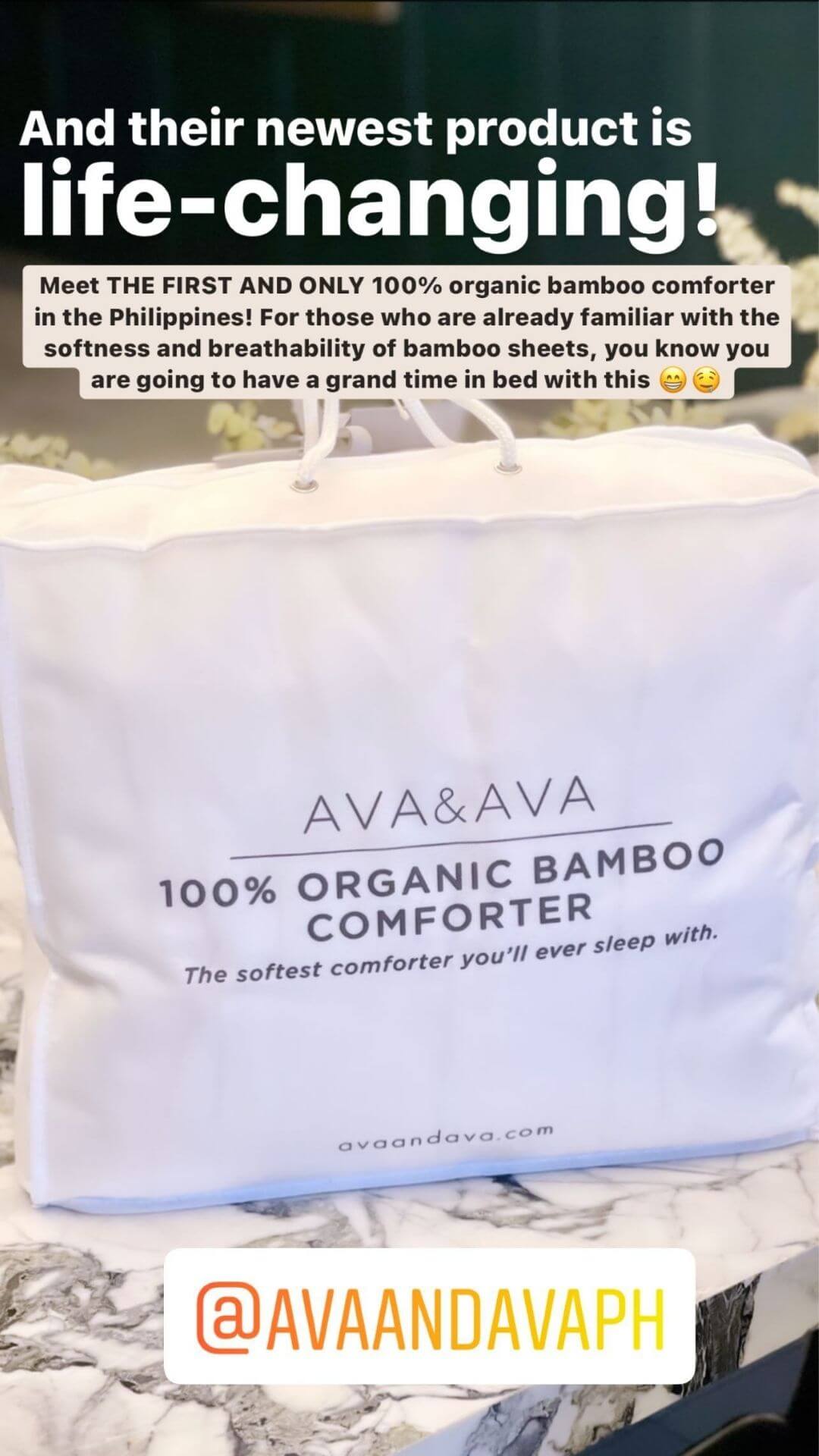 ava and ava ph review - softest cooling organic bamboo lyocell comforter duvet filler  by jin loves to eat @jinlovestoeat