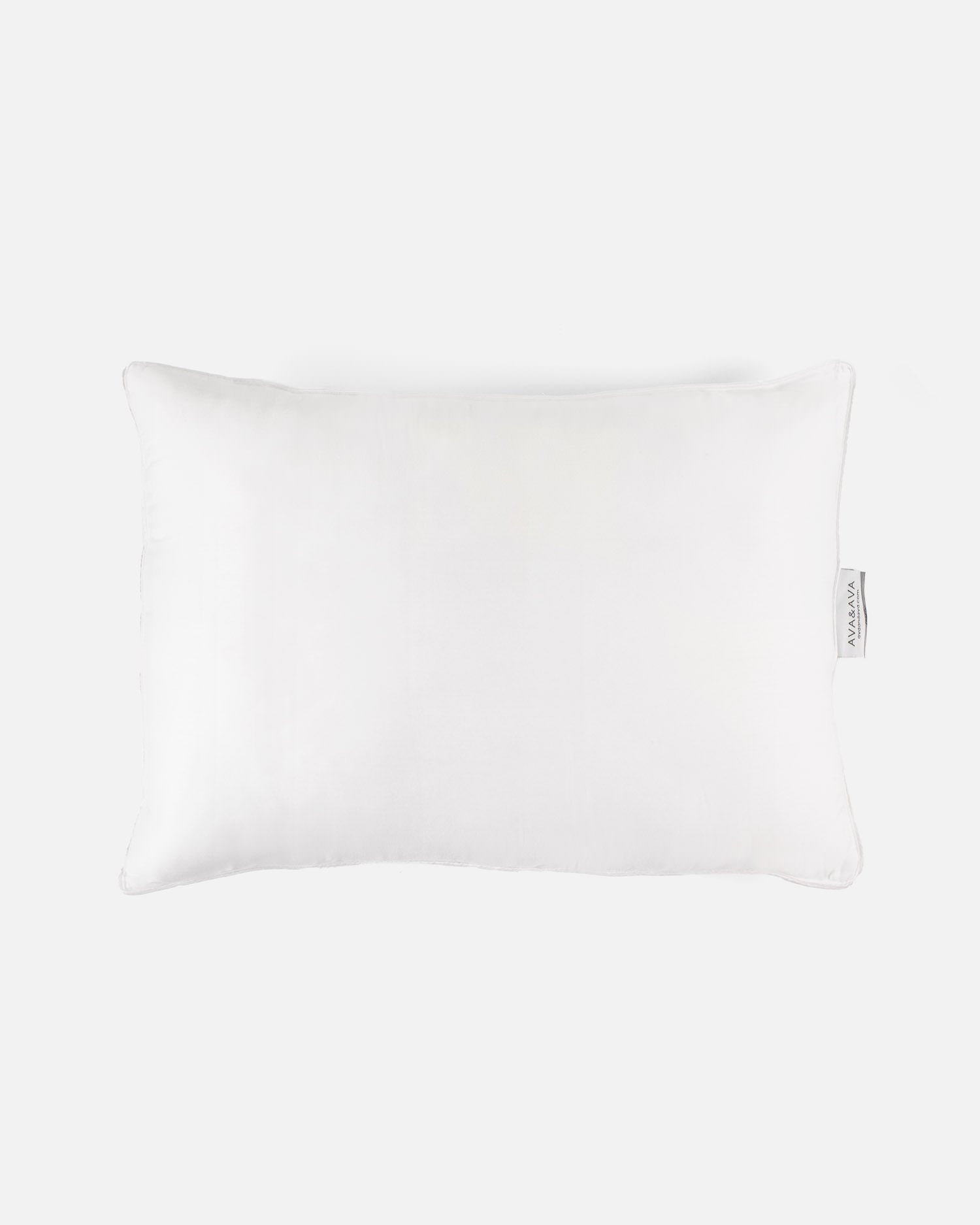 ava and ava ph organic bamboo lyocell hypoallergenic  toddler pillow travel pillow white